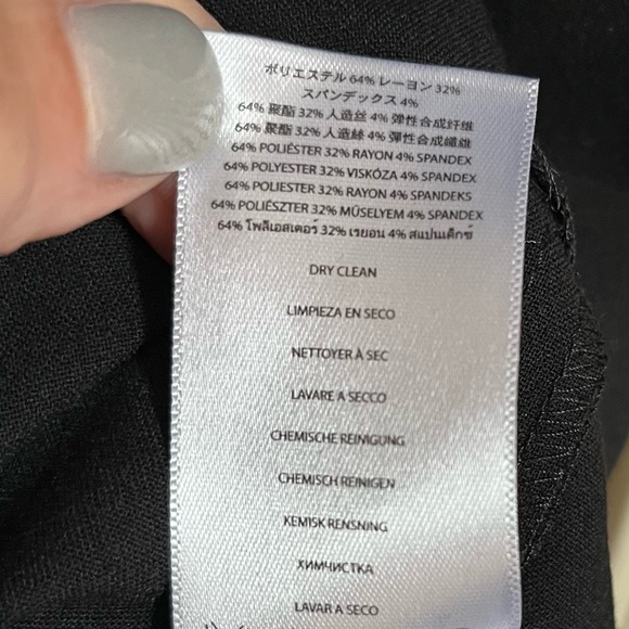 Michael Kors Half Zip Shirt Dress, Black, Size medium - Picture 11 of 11